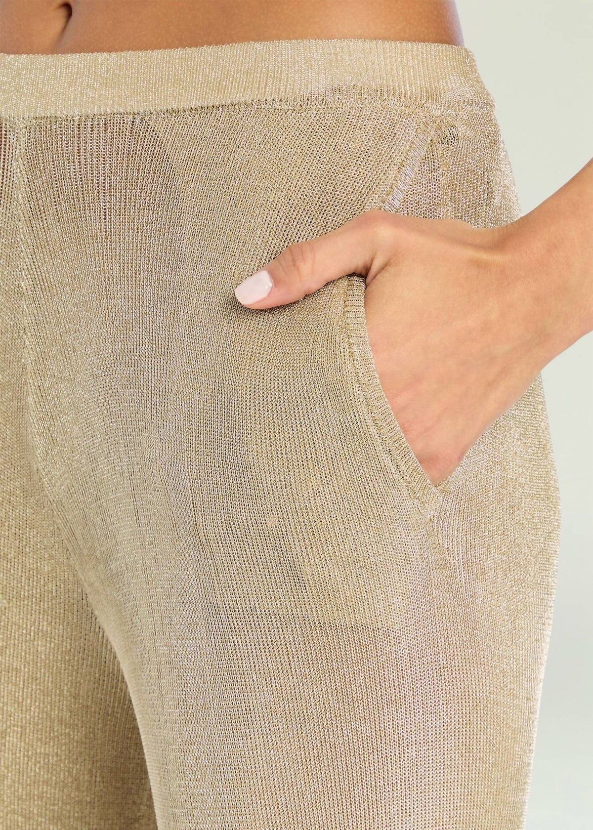 Ser.O.Ya - Sheldon Metallic Knit Pants