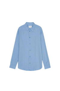 NN07 Enzo Long Sleeve Shirt in cerulean - men's shirt - view 5