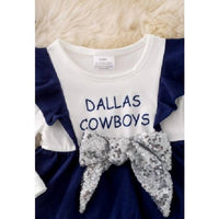 Kidscharm - Girls Dallas Cowboys Baby Onesie
