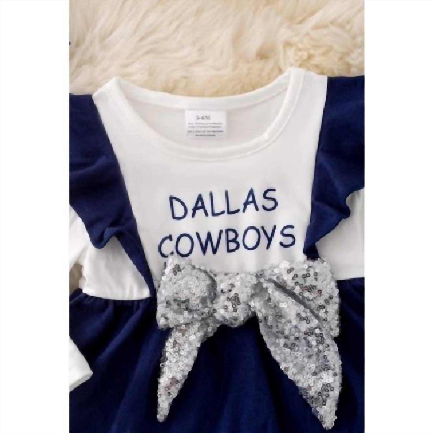 Kidscharm - Girls Dallas Cowboys Baby Onesie