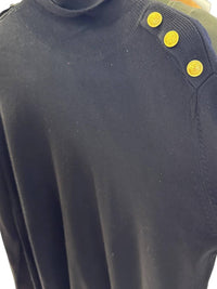 SKIES ARE BLUE Women's Turtleneck Sweater in black - women's sweater - view 4