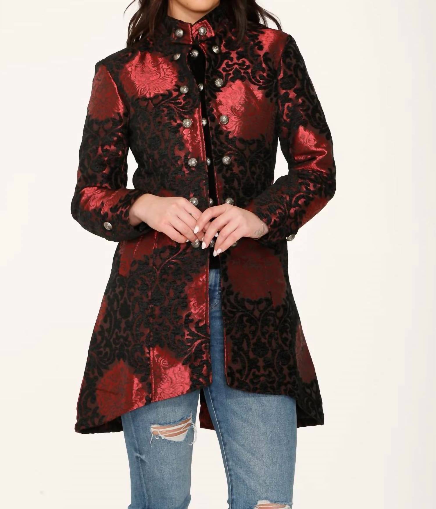 Orchid Bloom - Brocade Hilo Coat