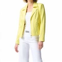 Joseph Ribkoff - Foiled Suede Fitted Jacket