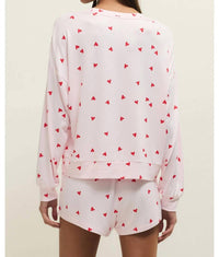 Z Supply - Lounge Mira Heart Long Sleeve Top