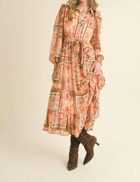 &Merci - Patch Perfect Patchwork Midi Dress