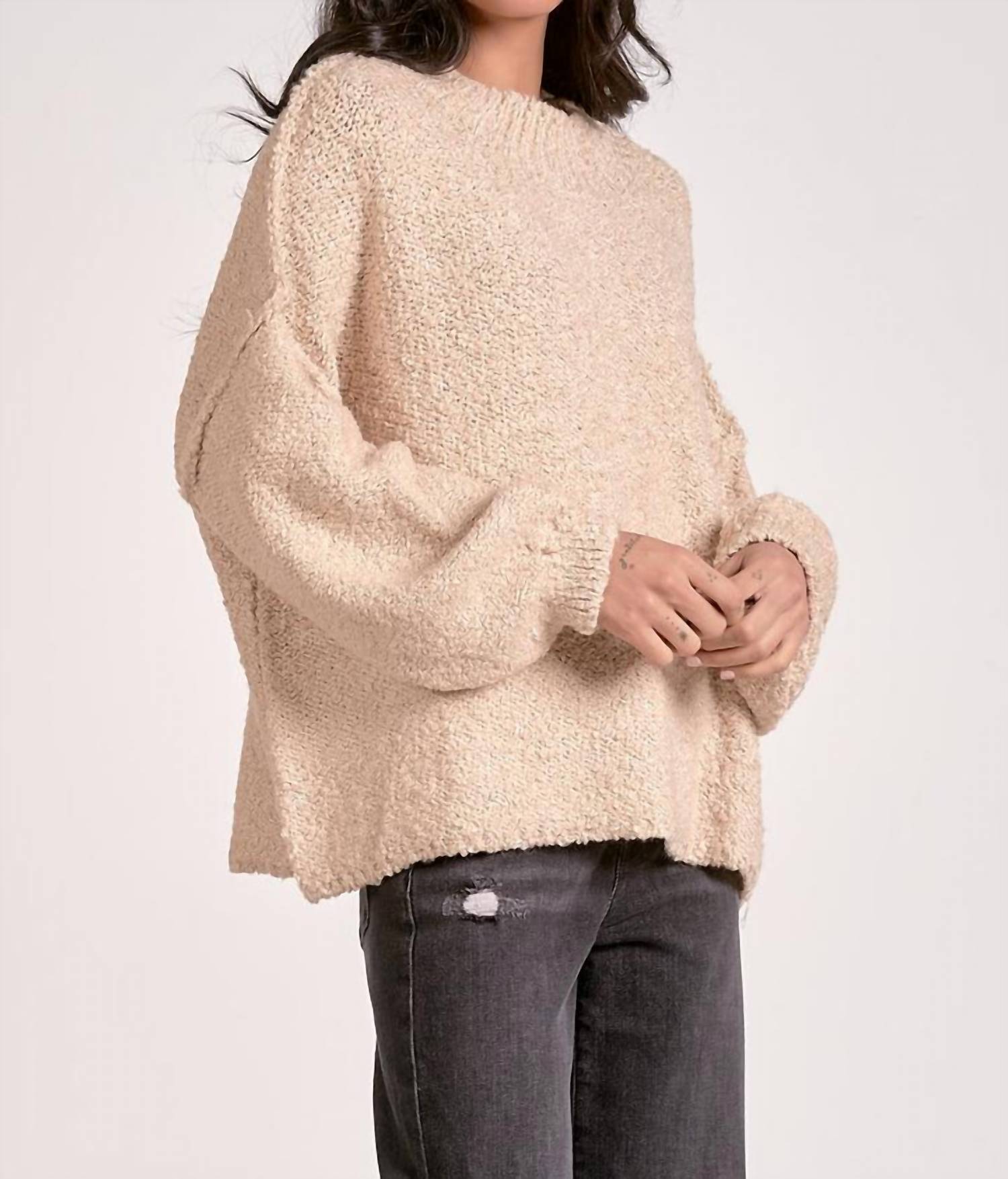 Elan - Crewneck Boucle Sweater