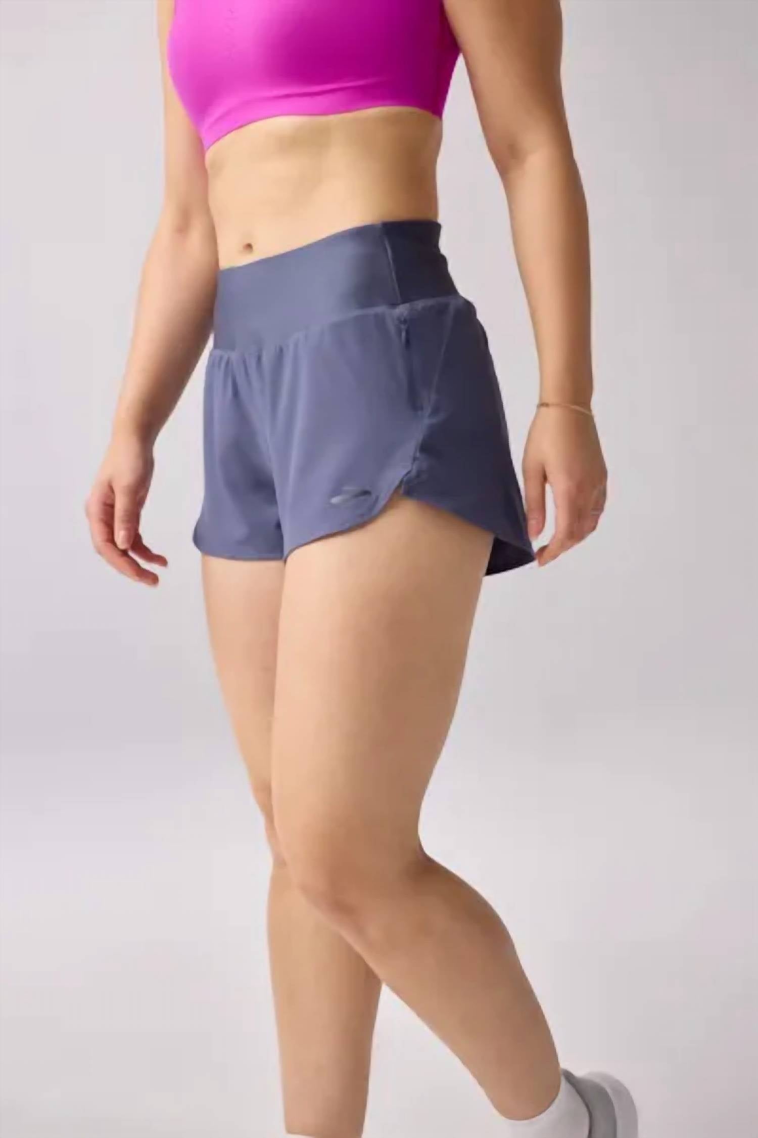 BROOKS Women's Chaser 2.0 Running Shorts in nightshadow - women's shorts