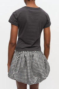 Ganni - Poodle Graphic Cropped Tee