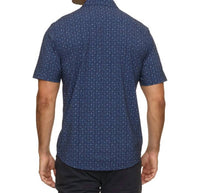 Flags & Anthem - Oakwood Short Sleeve Floral Print Seersucker Performance Shirt