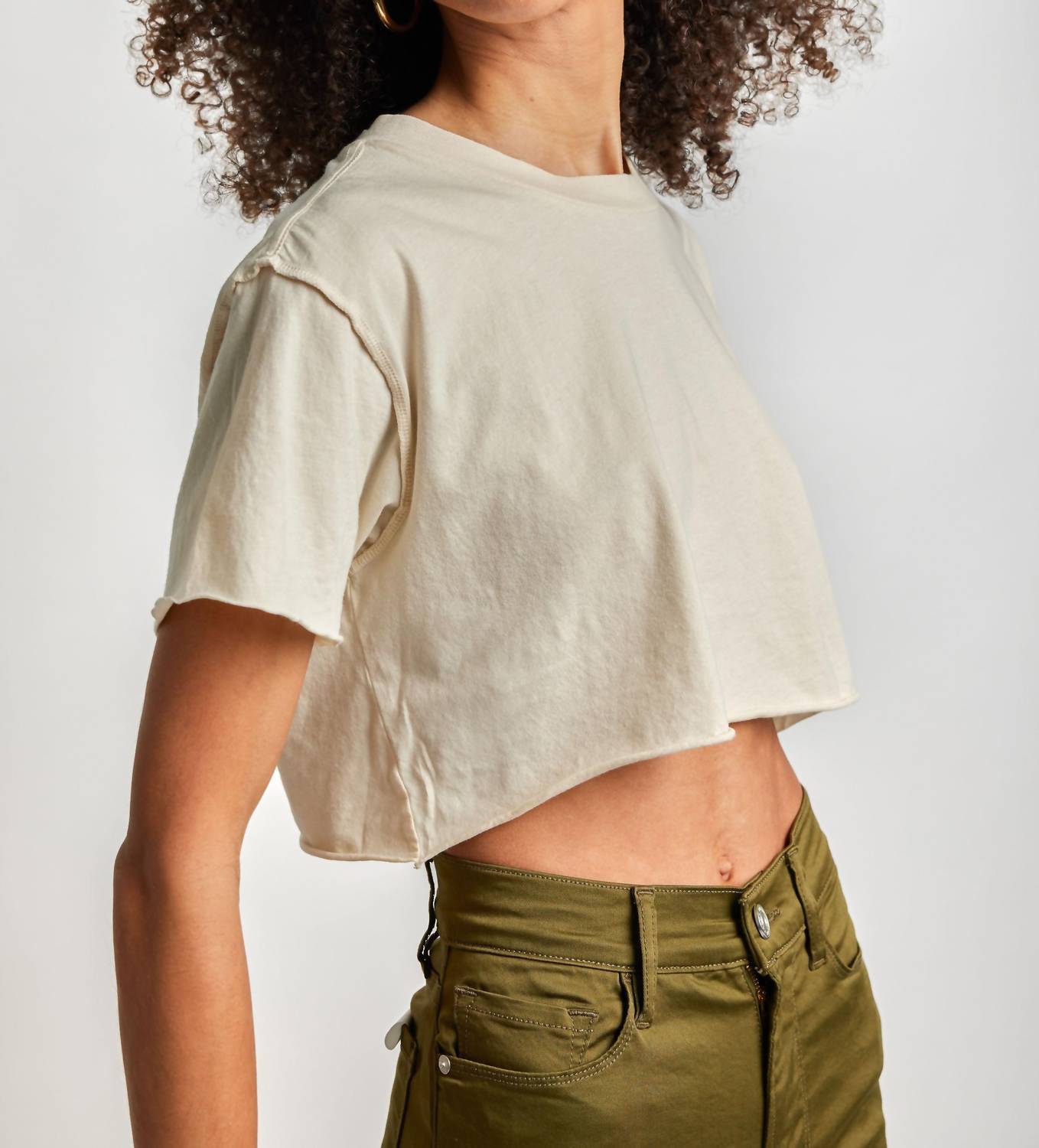 Nsf - Mack Crop Crewneck Top