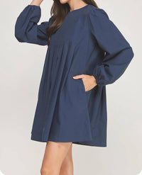 Strut & Bolt - Women's Ashley Pintuck Babydoll Mini Dress