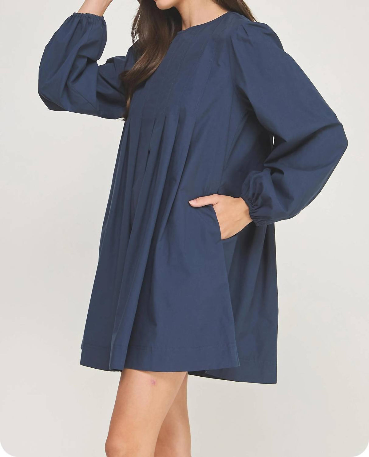 Strut & Bolt - Women's Ashley Pintuck Babydoll Mini Dress