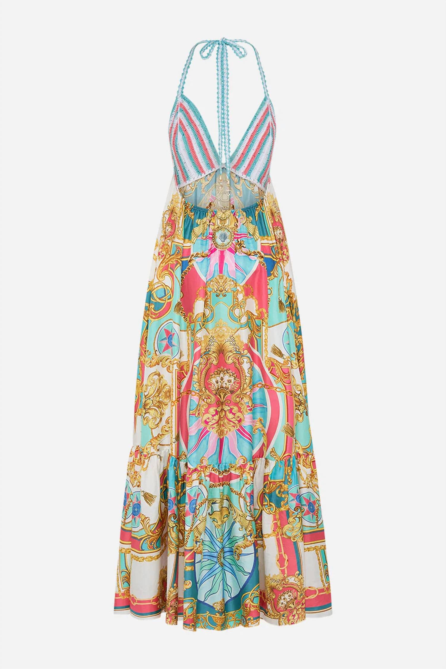 Camilla - Crochet Bra Long Dress