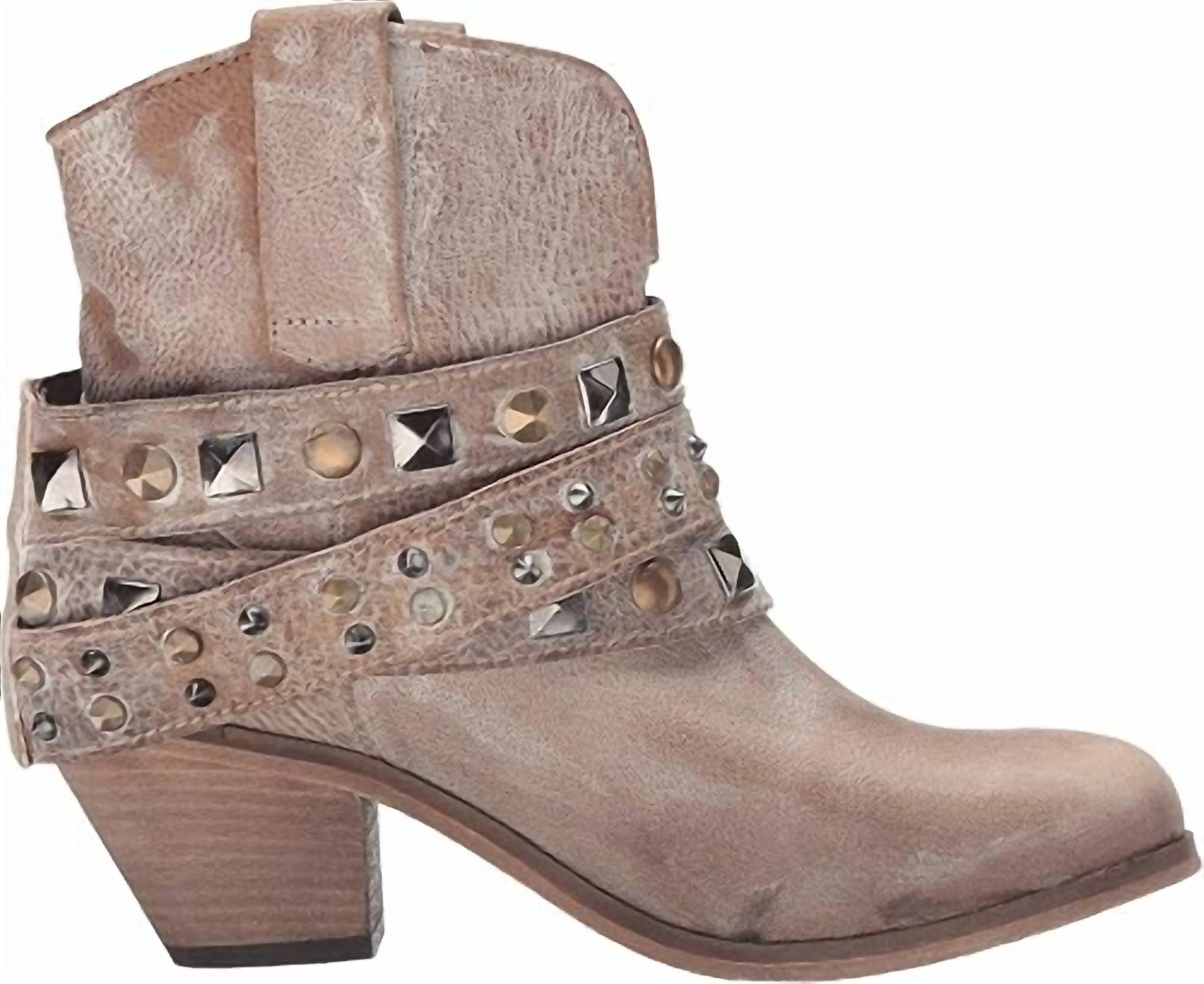 Corral - Women's Studded Strap Ankle Boots
