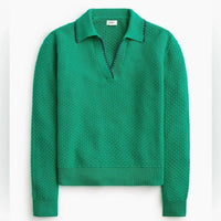 J.Crew - Tipped Textured Sweater-polo