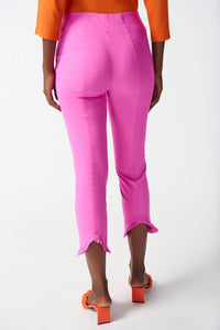 Joseph Ribkoff - Cropped Ruffled Hem Pants