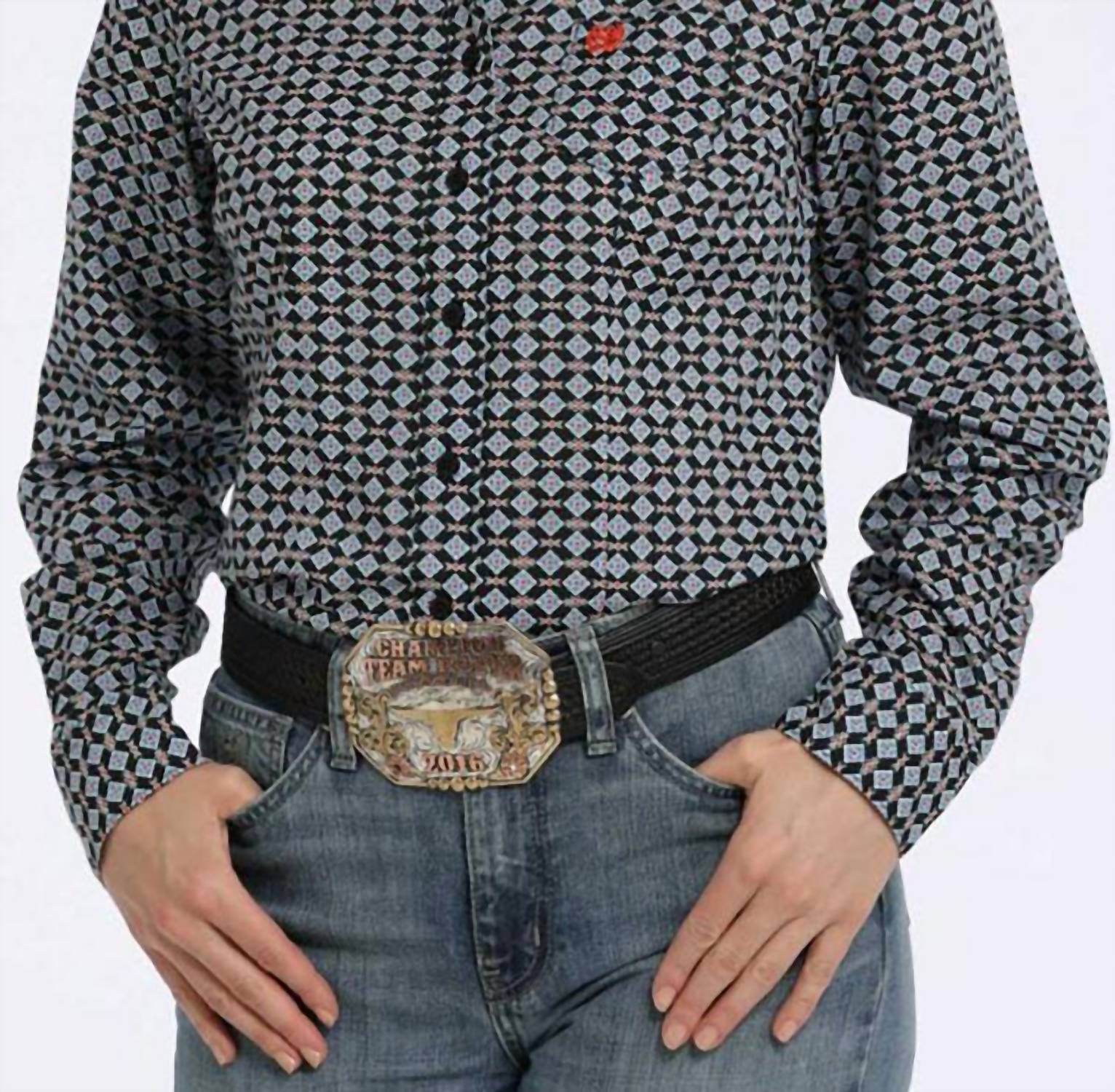 Cinch - Women's Print Button Down Western Shirt