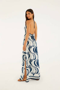 Farm Rio - Long Dress With Metal Fish Detail