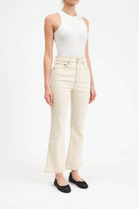 Daze - Soho Rawcut High Rise Ankle Flare Jeans