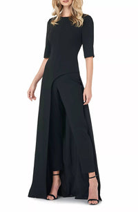 Kay Unger - Davina Romper Walk Thru Jumpsuit Dress