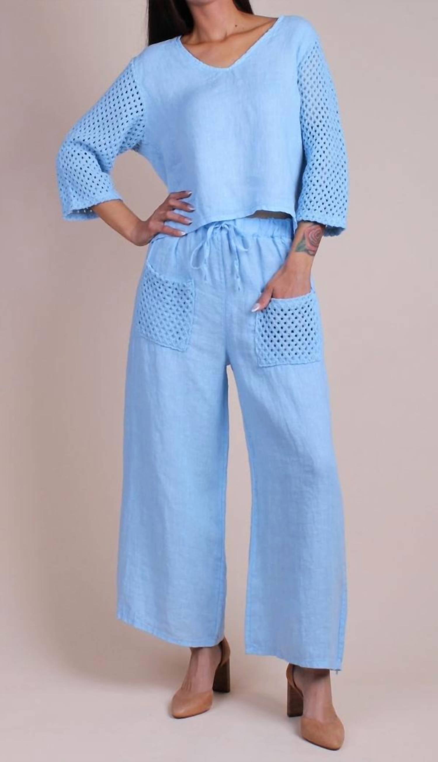 Gigi Moda - Primavera Linen Pant