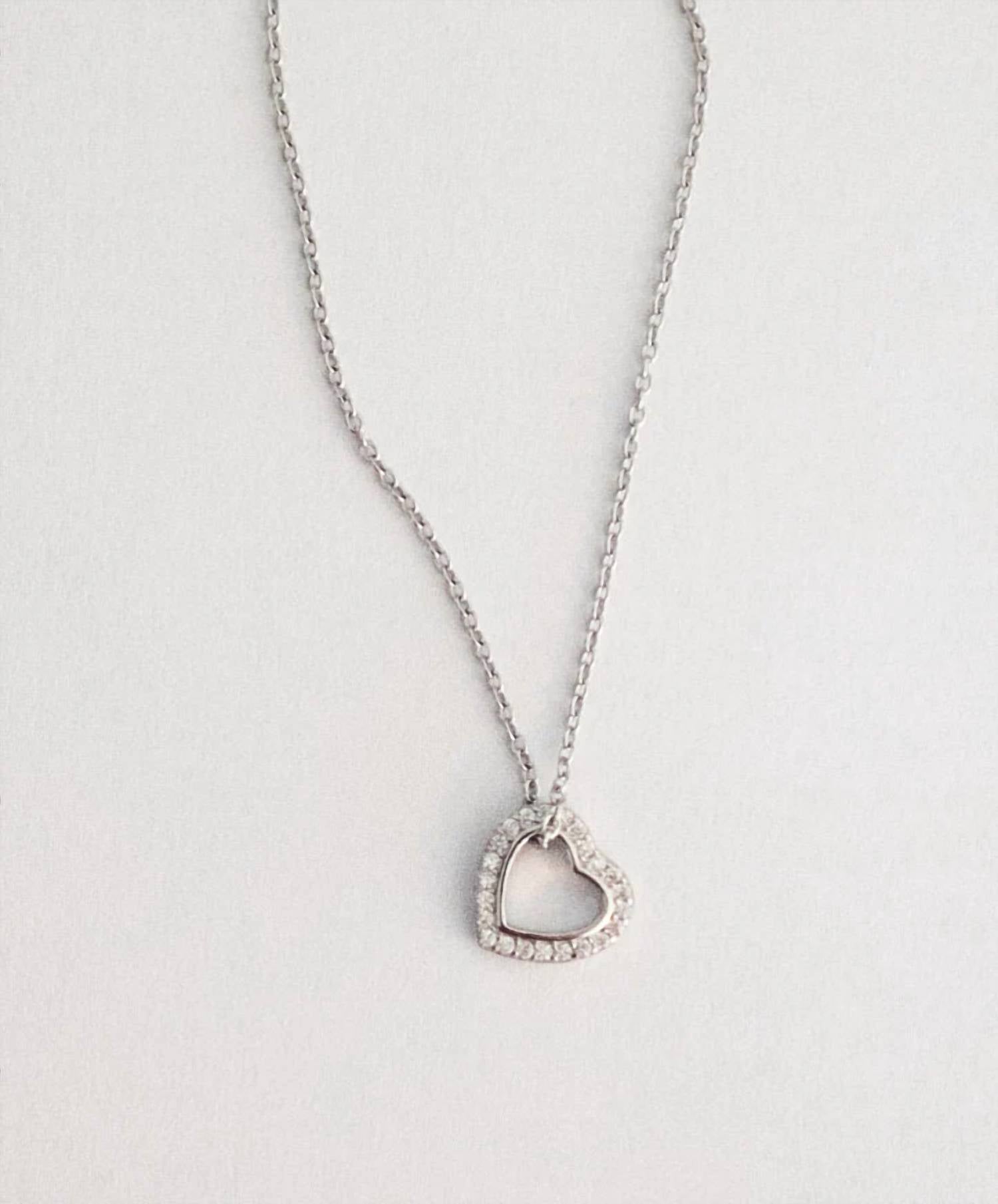 Jack And Jewelz - Women's Heart Slider Pendant Necklace