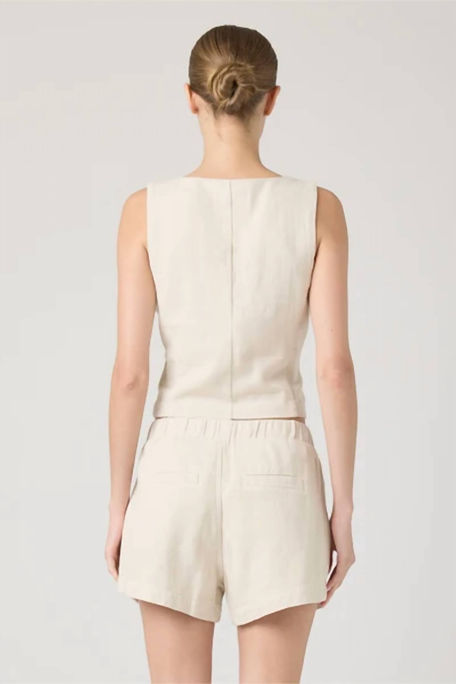 Blanknyc - Square Neck Button Down Vest