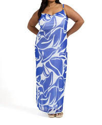 Fashion Szn Curve - Sophisticated Mesh Maxi Dress