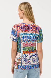 Johnny Was - Janie V-neck Flutter Sleeve Tee