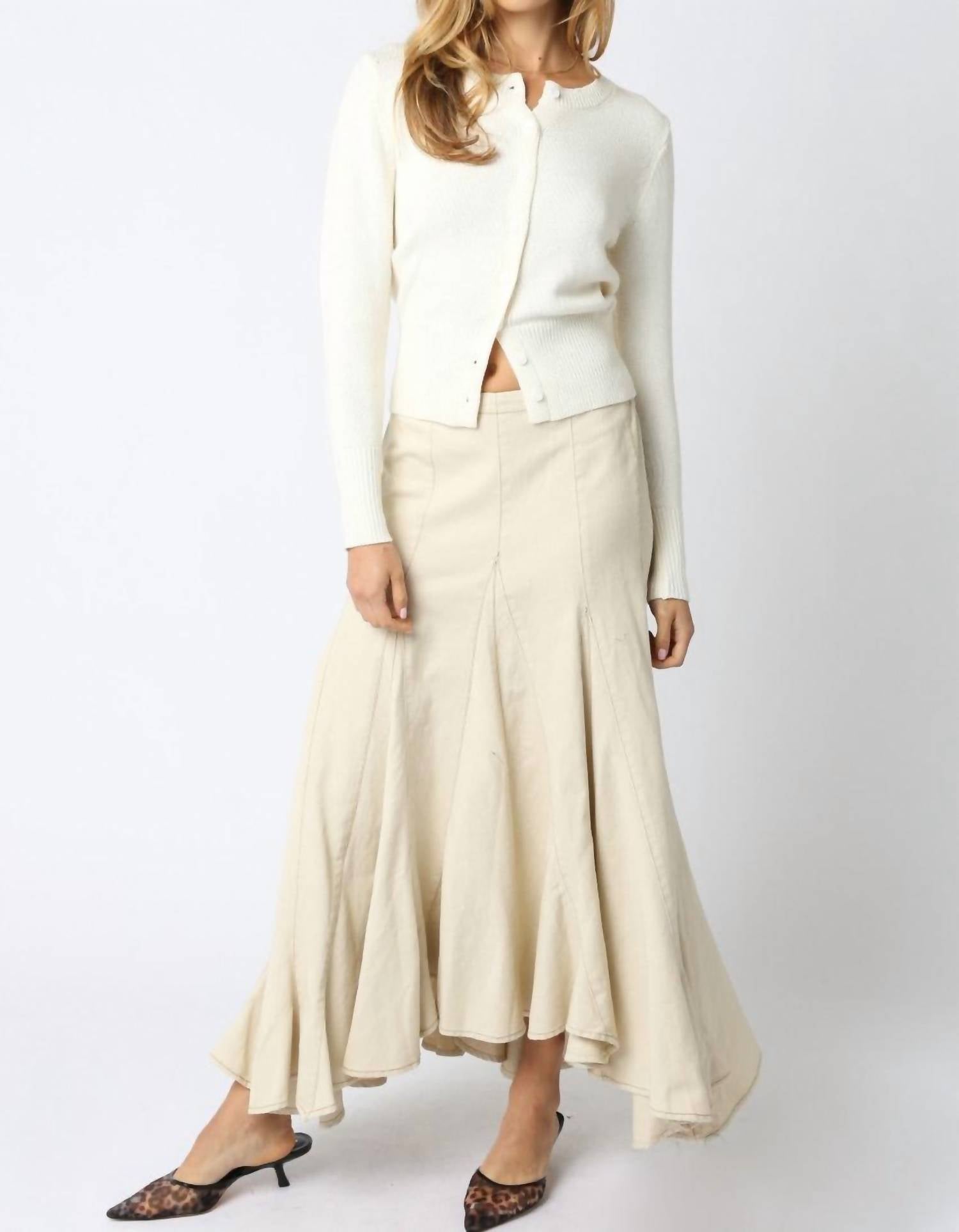 Olivaceous - Ava Maxi Skirt