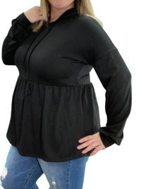 Heimish Usa - Babydoll Hoodie Sweater