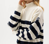 Holebrook Usa - Paulina Striped Knitted Windproof Sweater