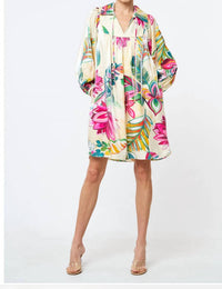Ciebon - Floral Shimmer Dress