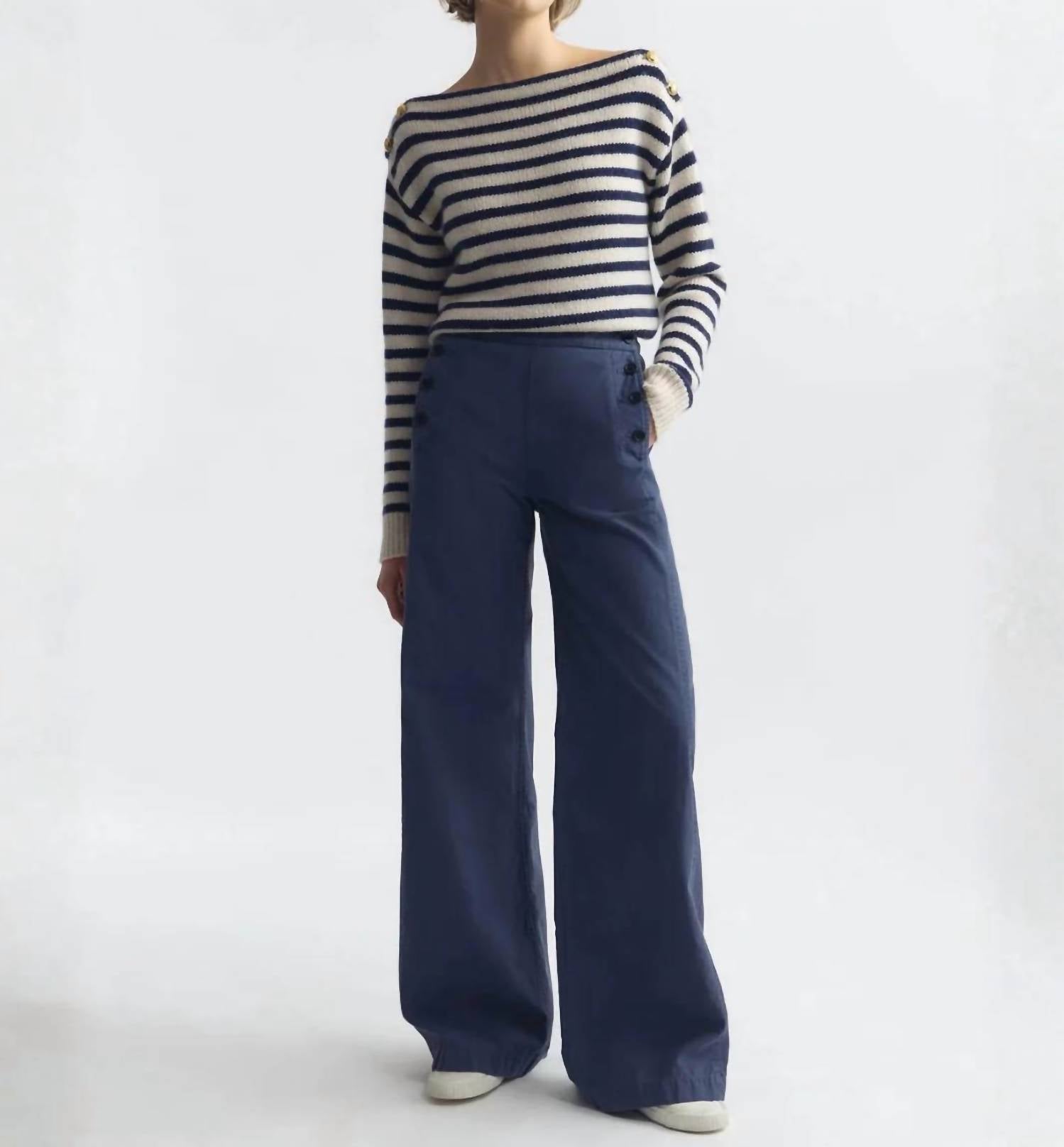 Nili Lotan - Reed High Rise Wide Leg Pant