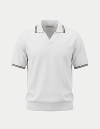 Fioroni Cashmere - Men's Cotton Johnny Collar Polo