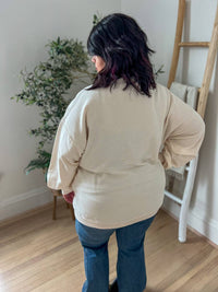 The Way Down South - Boho Floral Fall Pumpkin Sweatshirt - Plus