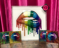 HAMLET PRODUCTS Lips Coasters in multi - item