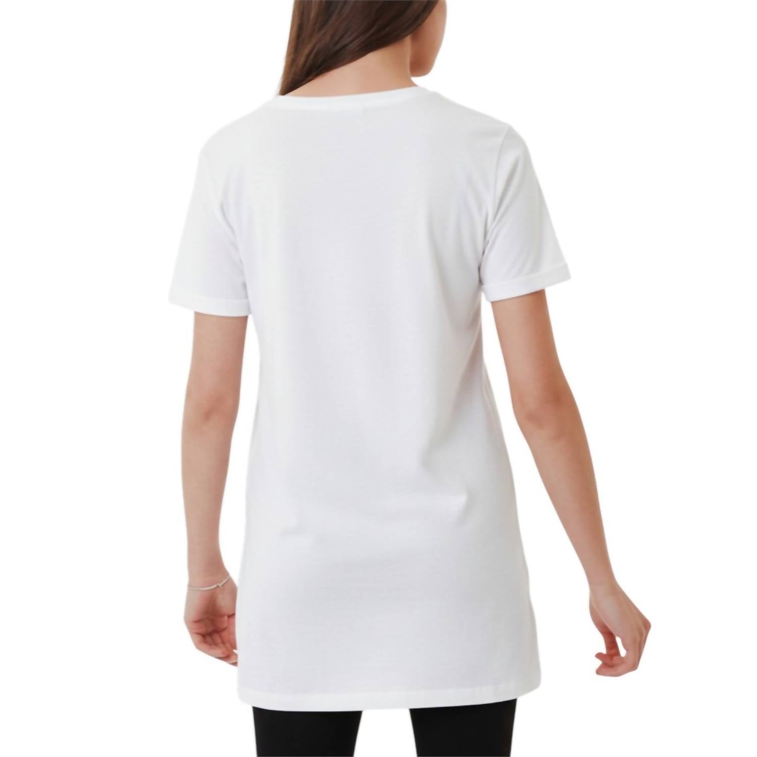 Ambar - V-neck Plain Short Sleeve T-shirt
