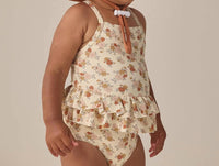 Quincy Mae - Girl's Ruffled One-piece Swimsuit