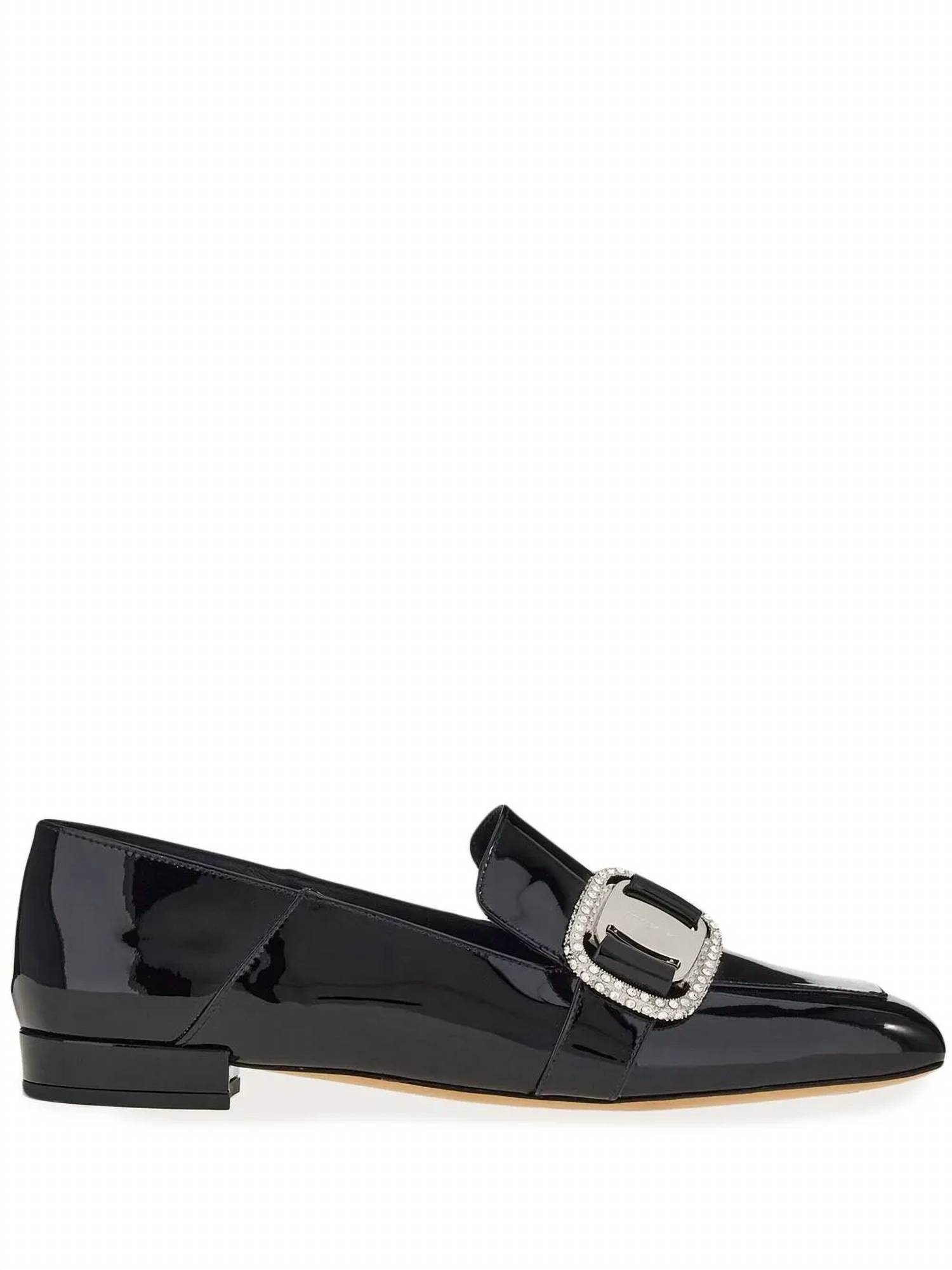 Salvatore Ferragamo Women's Vara Chain Loafers in black - women's flats - view 125