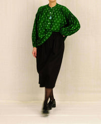Uqnatu - Demi Bell Pleated Midi Skirt