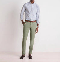 vineyard vines Wauwinet Tattersall Performance Shirt in balsam - men's shirt - alternate view