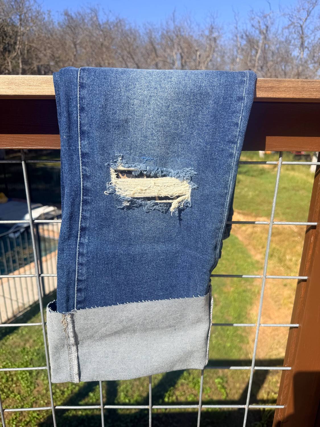 Lucky & Blessed - Mid Rise Tummy Control Boyfriend Jeans