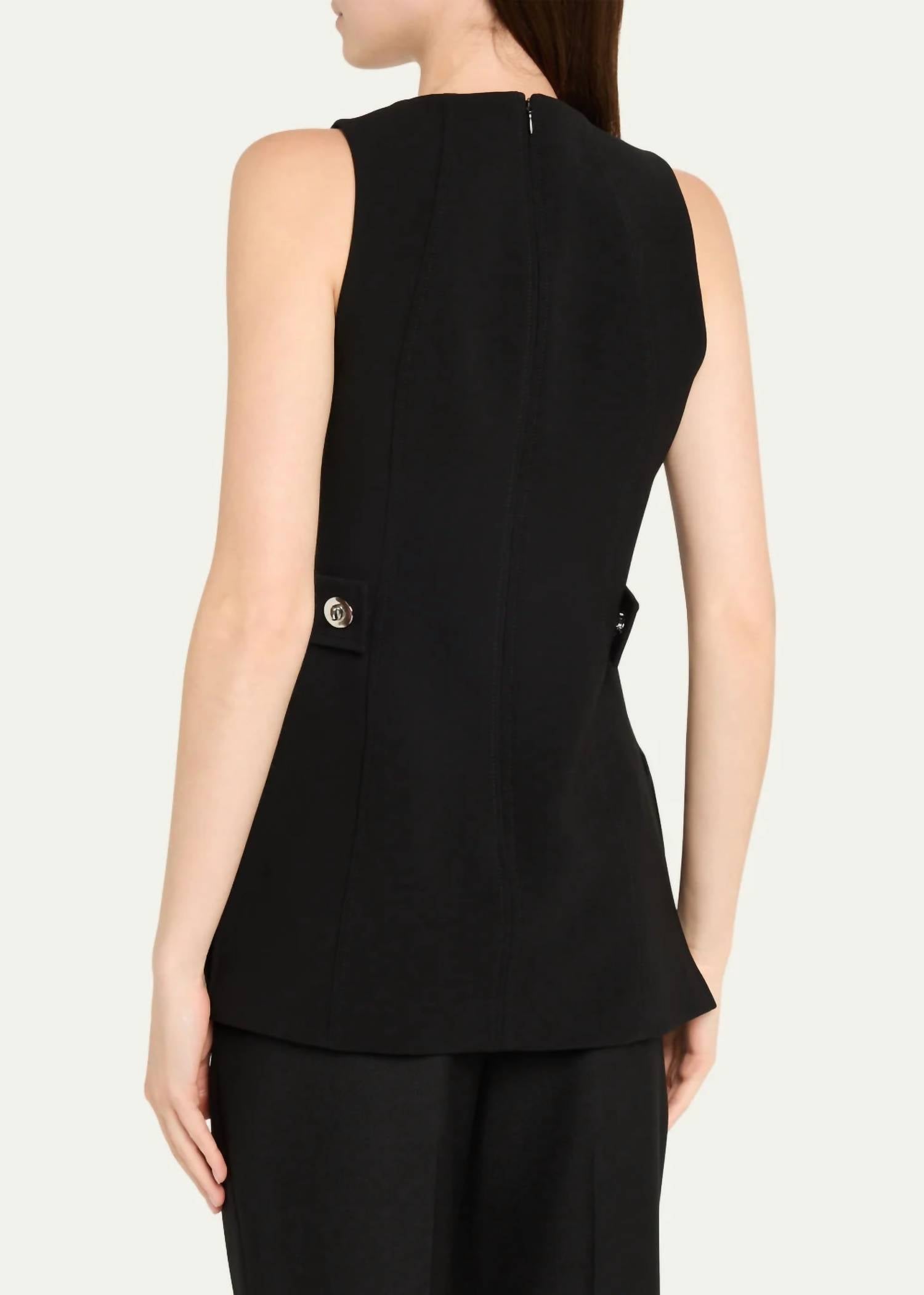 A.L.C. Emma Top in black 1 - women's blouse - detail view