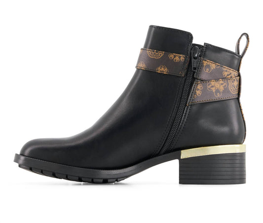 Andrea - Women's Fashion Booties With Ankle Buckle