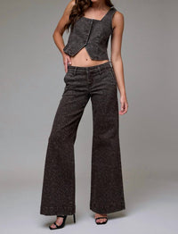Hidden - Low Rise Stretch Flare Jeans