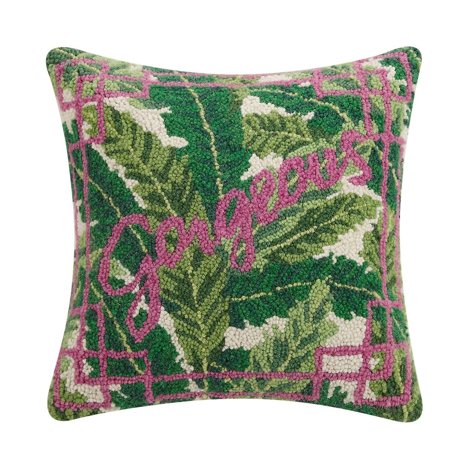 'Gorgeous' Hook Pillow