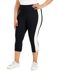 Ideology - Women's Colorblock Capri Leggings - Plus