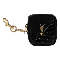 Saint Laurent - Women's Jamie Ysl Cube Crocodile Print Leather Key Ring