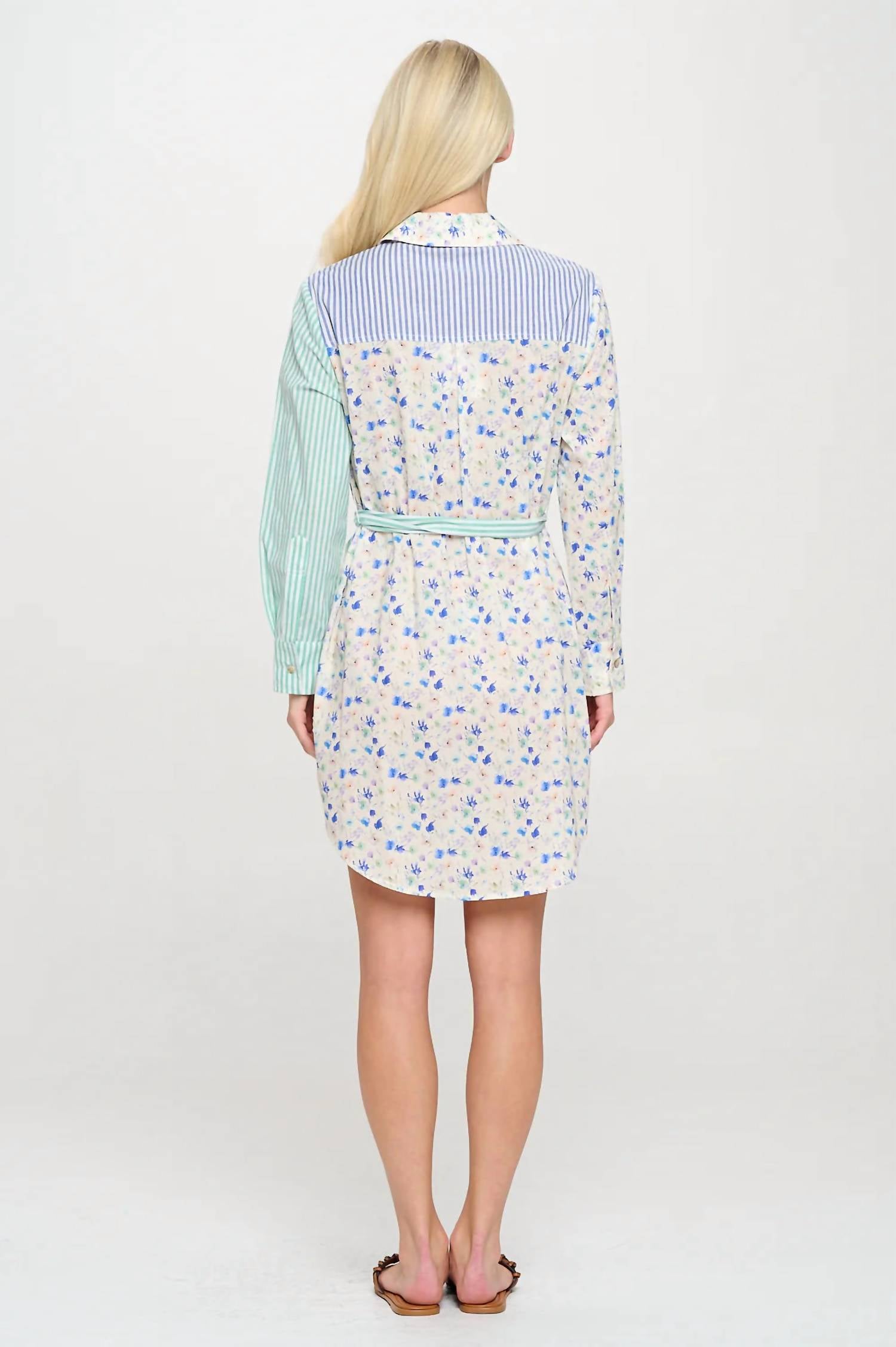 Meet Me In Santorini - Santorini Symphony Mini Dress